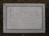 Struma Military Cemetery - Wilkinson, Charles William